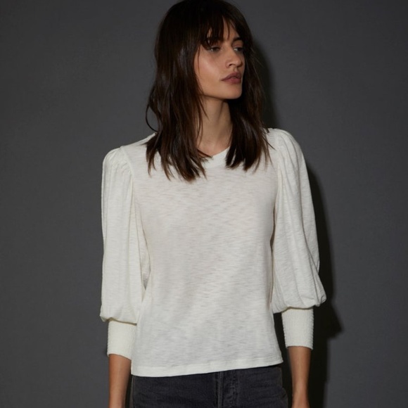 Nation LTD Loren peasant tee M New - Picture 3 of 10